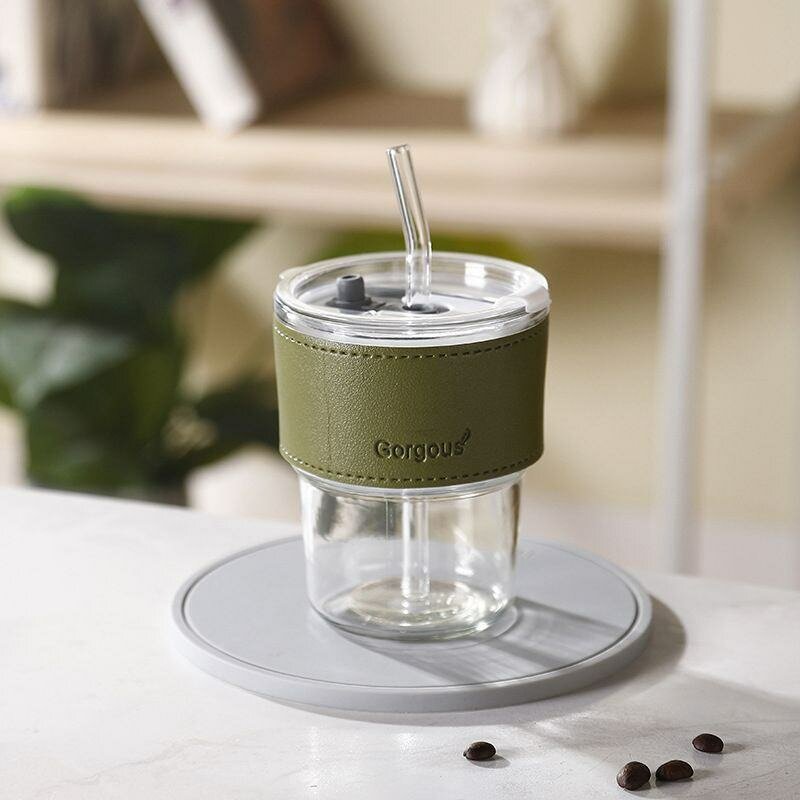 Tasse en verre élégant