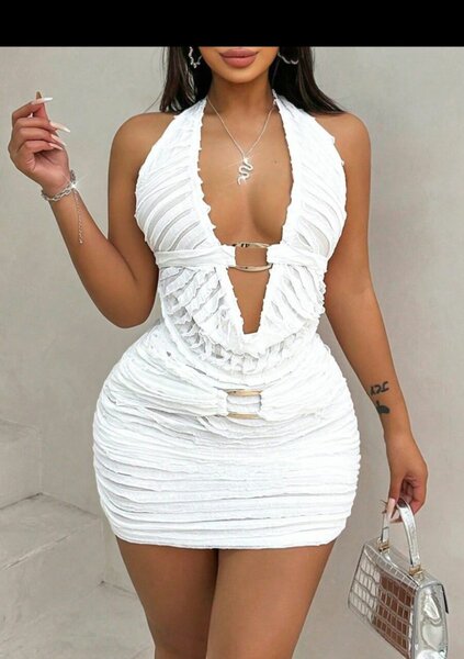 Robe en tricot pour femme