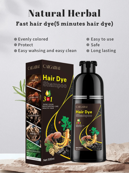 Shampoo Colorant Naturel 3-en-1