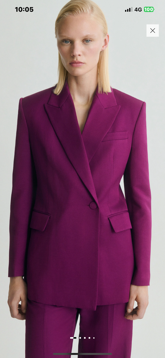 Tailleur femme violet élégant