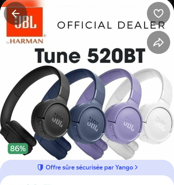Casque jbl 520