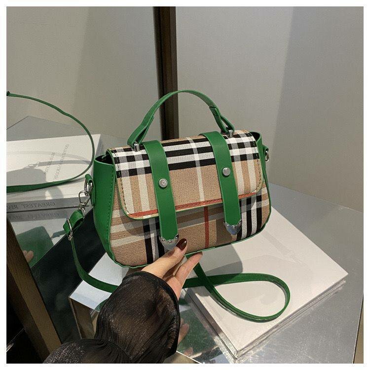 Sac Bandoulière Tartan Élégant