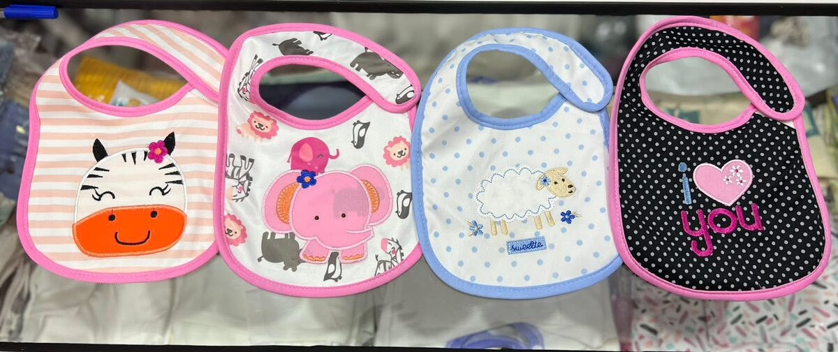 Bavoirs bébé en tissu