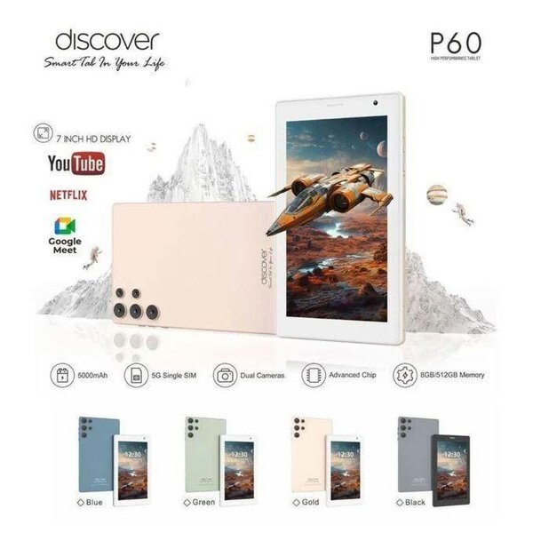 Tablette Discover P60 512 gb