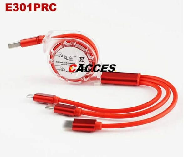 Câble de Charge 3 en 1