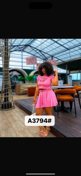 Ensemble Jupe Cerise Femme