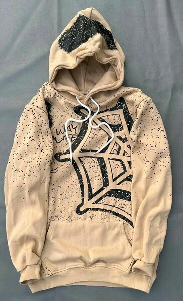 Sweat à capuche personnalisé motif géométrique