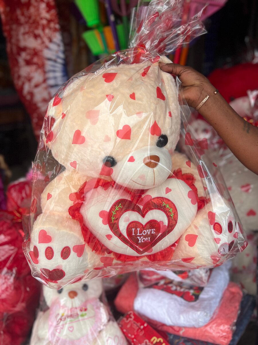 Valentine's Teddy Bear with Heart