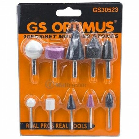 Set de 10 Meules Abrasives GS