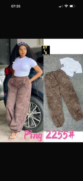 Pantalon tendance femme