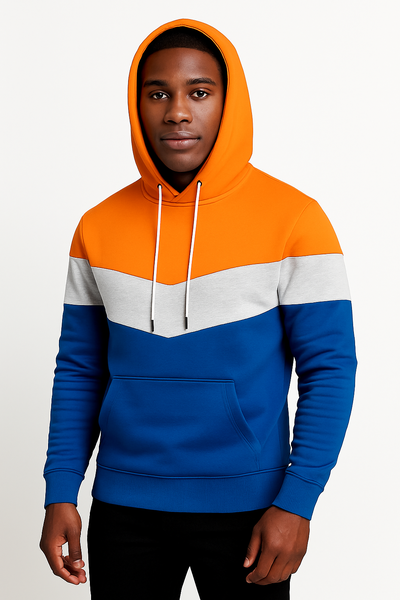 Sweat à capuche coloré homme