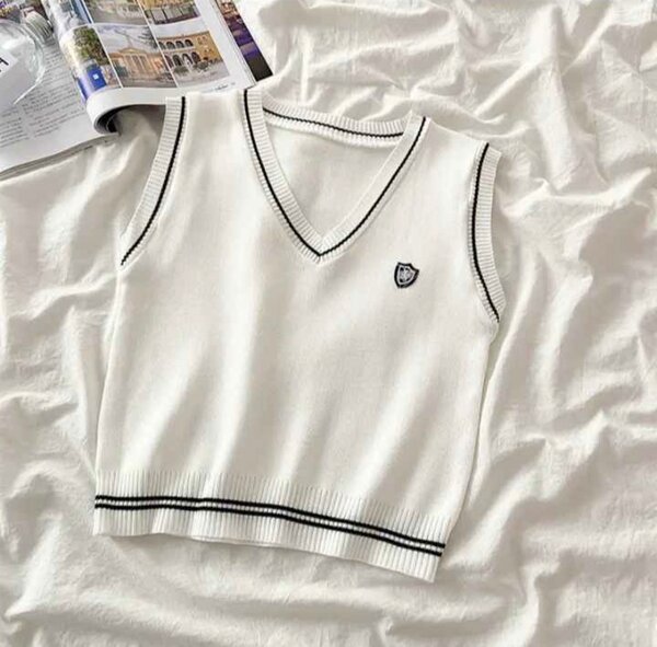 Pull sans manches élégant