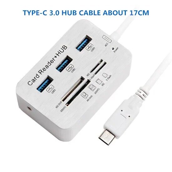 Lecteur de cartes USB 3.0 Type-C