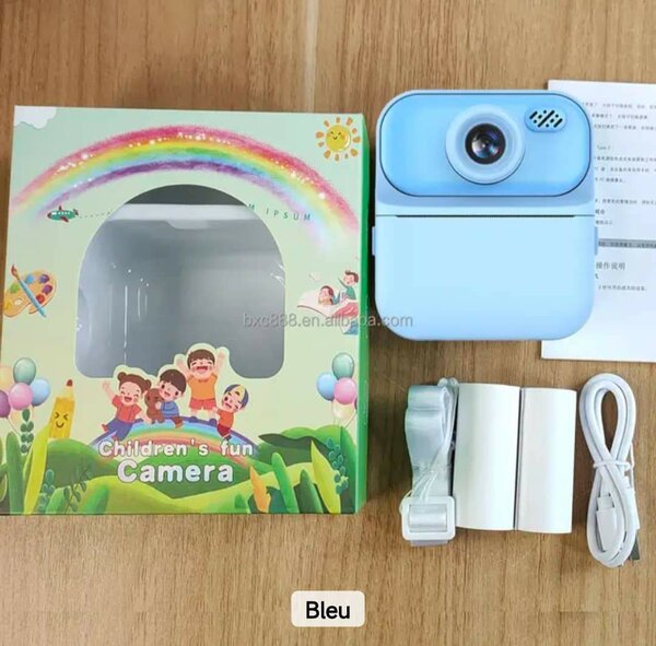 Appareil photo enfant bleu
