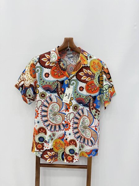 Chemise à motifs bohèmes