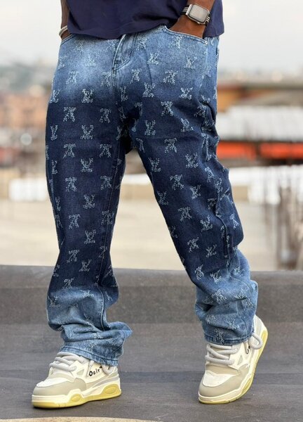 Jean décontracté imprimé