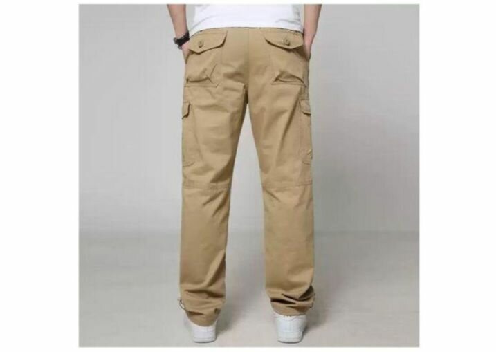 Pantalon cargo homme beige
