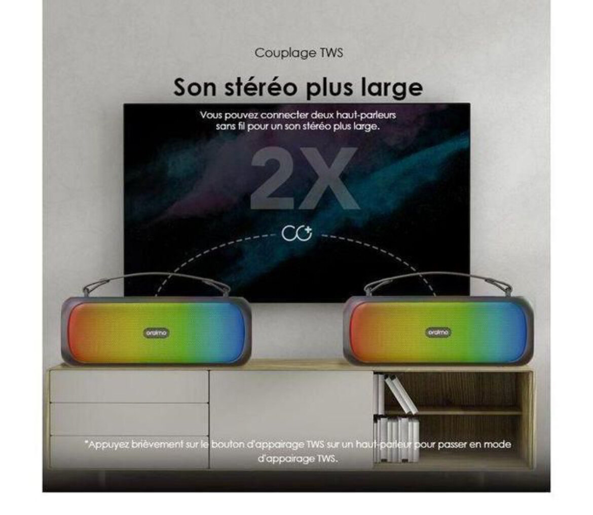 Enceinte Bluetooth Oraimo Boom