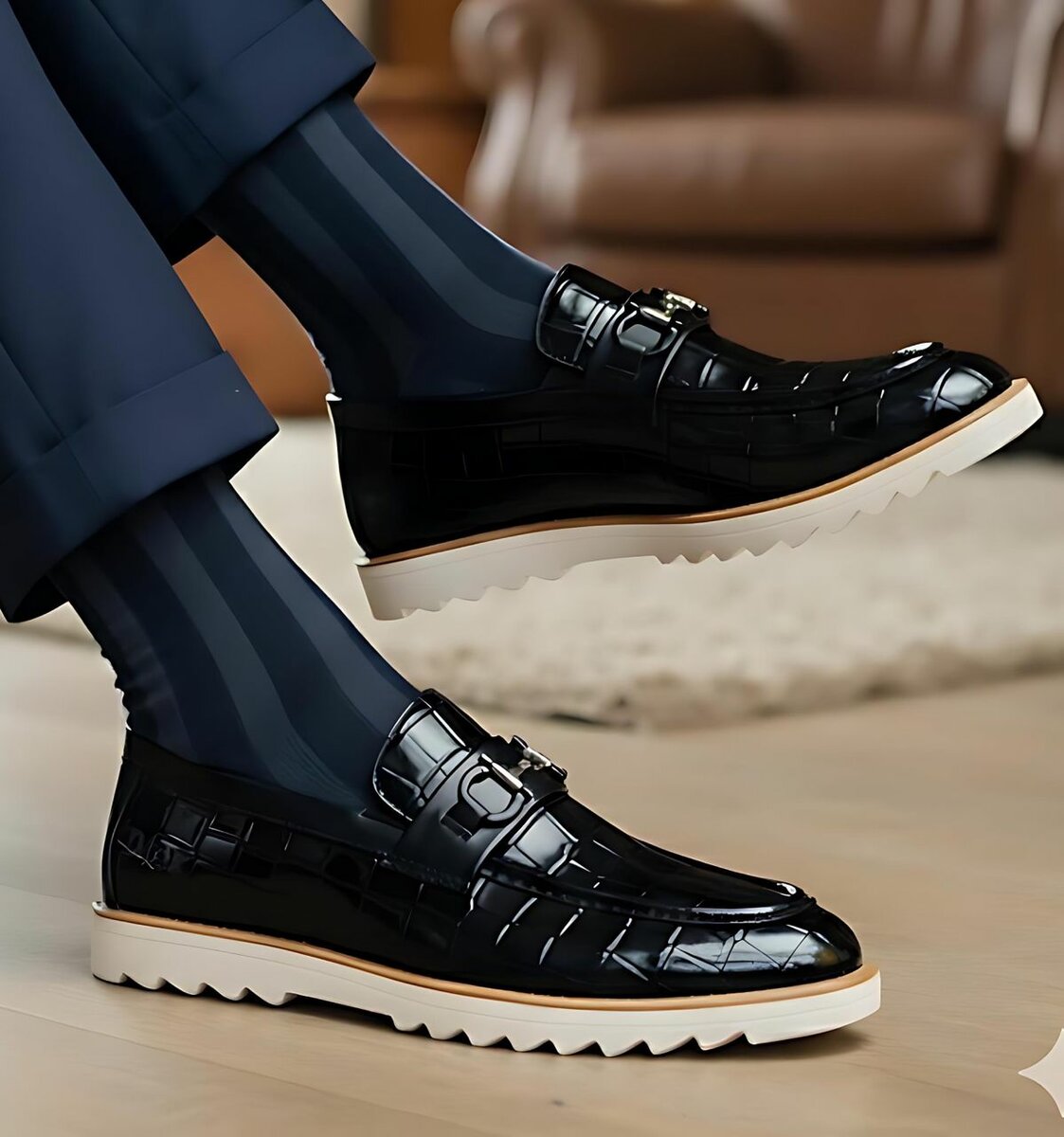 Mocassins Homme Élégants en Cuir