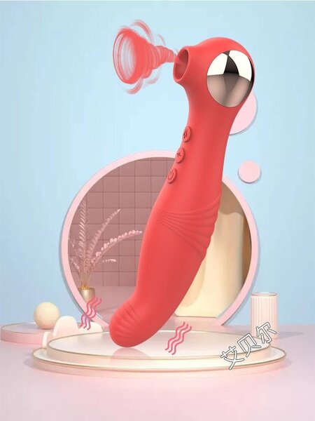 Vibromasseur Rose en Silicone pour Femme - Jouet Sexuel avec 10 Modes