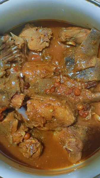 Soupe de viande de brousse