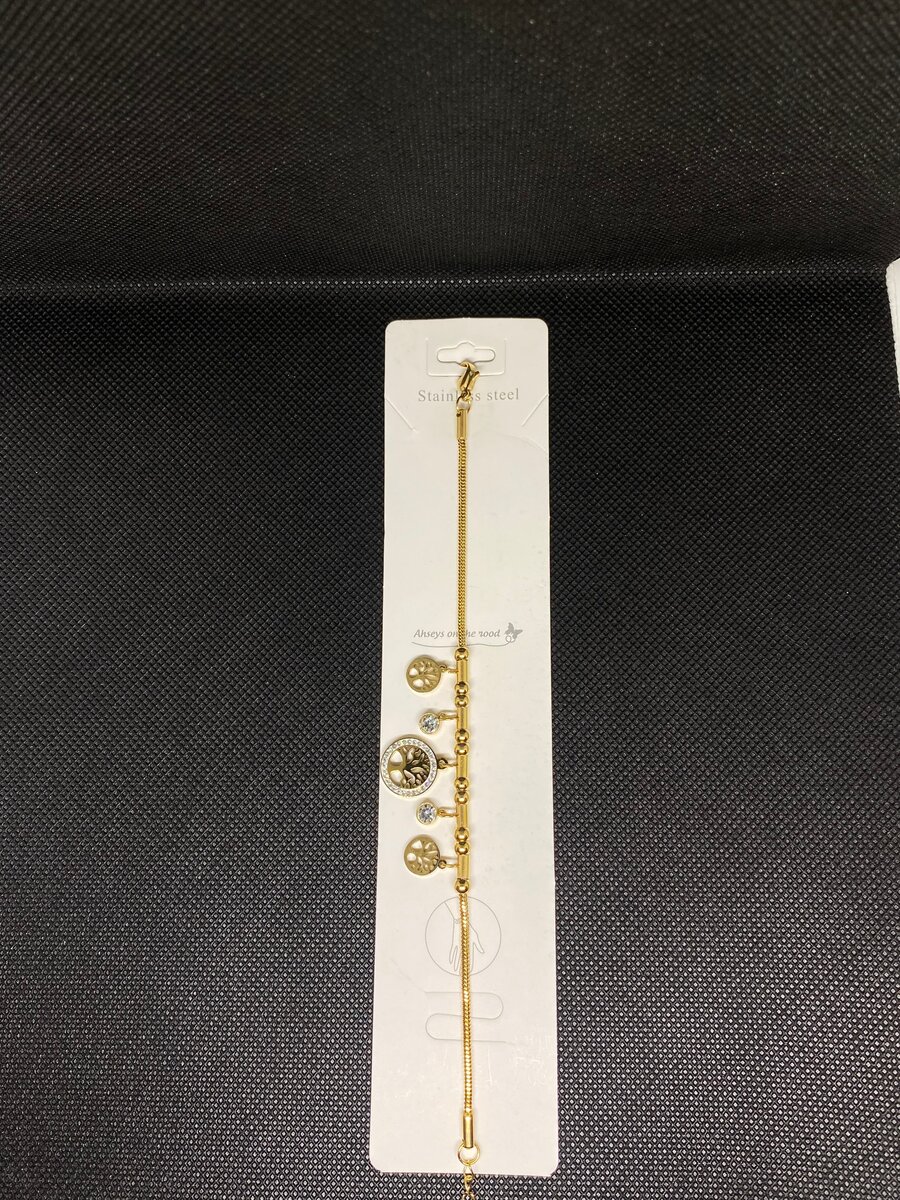 Bracelet Arbre de Vie Doré