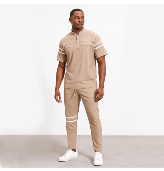 Ensemble survêtement homme beige