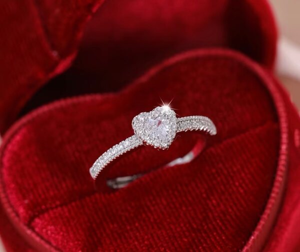 Bague de promesse + boîte