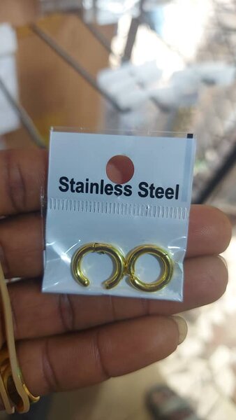 Boucles d'oreilles acier inox