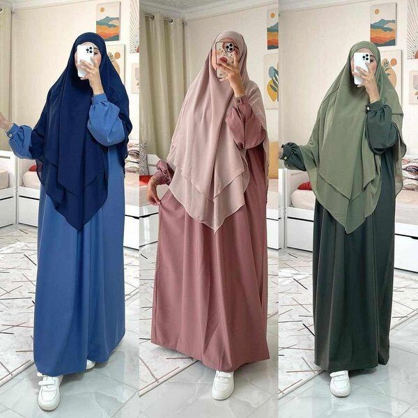 Abaya élégante en plusieurs couleurs