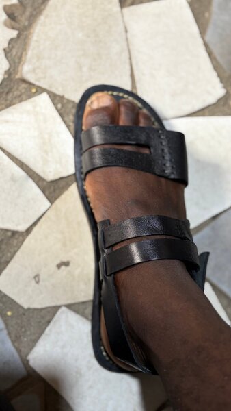 Sandales en cuir pour hommes