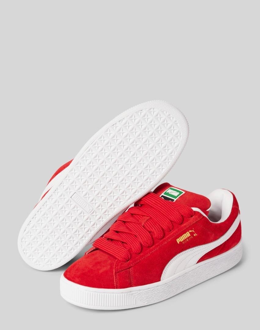 Chaussures Puma Suede rouge homme