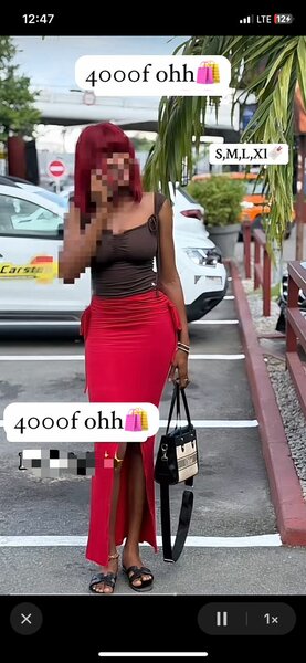 Jupe longue fendue élégante