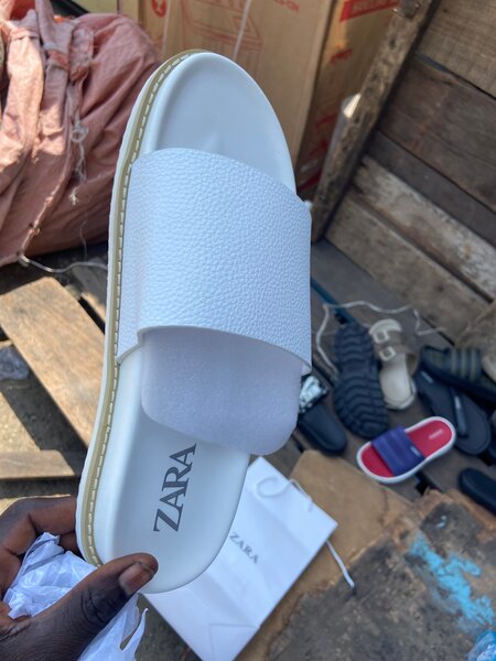 Sandales Zara Blanc Unisex