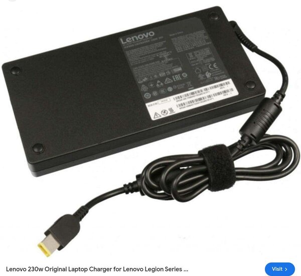 Lenovo 230W Laptop Charger