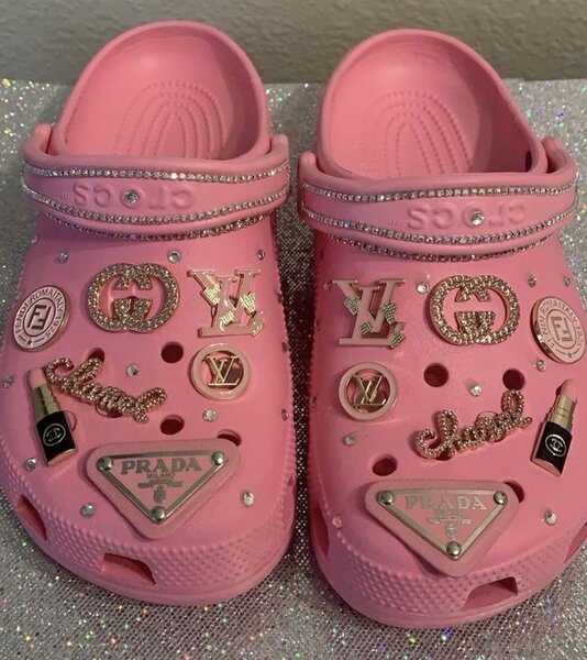 Chaussures Crocs customisées pour femme