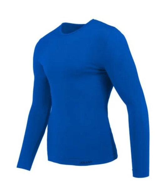 T-shirt thermique bleu pour homme