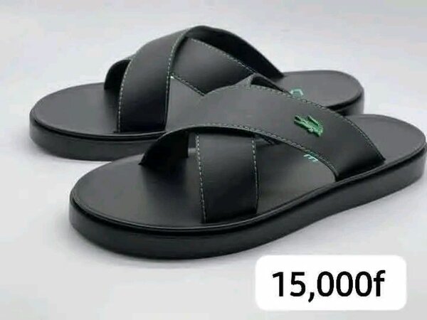 Lacoste Slides Homme Noir