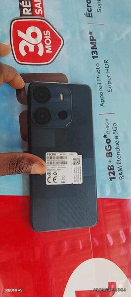 Smartphone Tecno 128Go 13MP