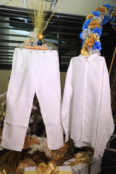 Ensemble lin hommes/femmes