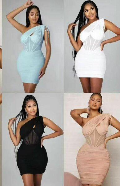 Robe Moulante Asymétrique