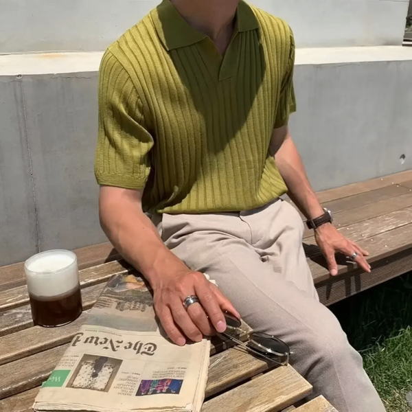 Polo en maille élégant