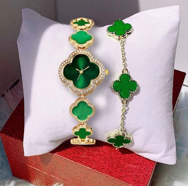 Montre et Bracelet Trèfle Luxe