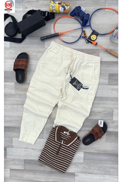 Pantalon de survêtement blanc