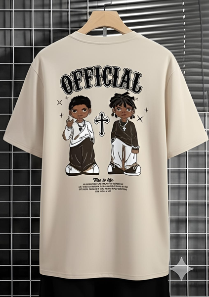 T-shirt style "Official"
