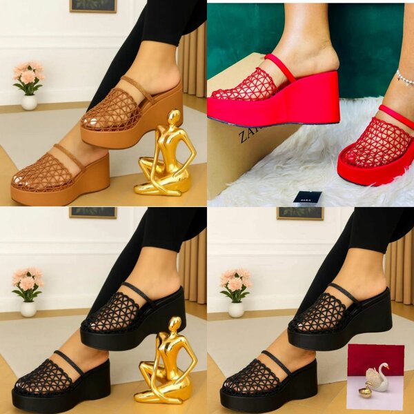 Sandales compensées zara