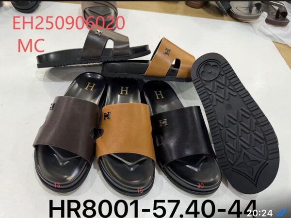 Sandales en cuir pour hommes