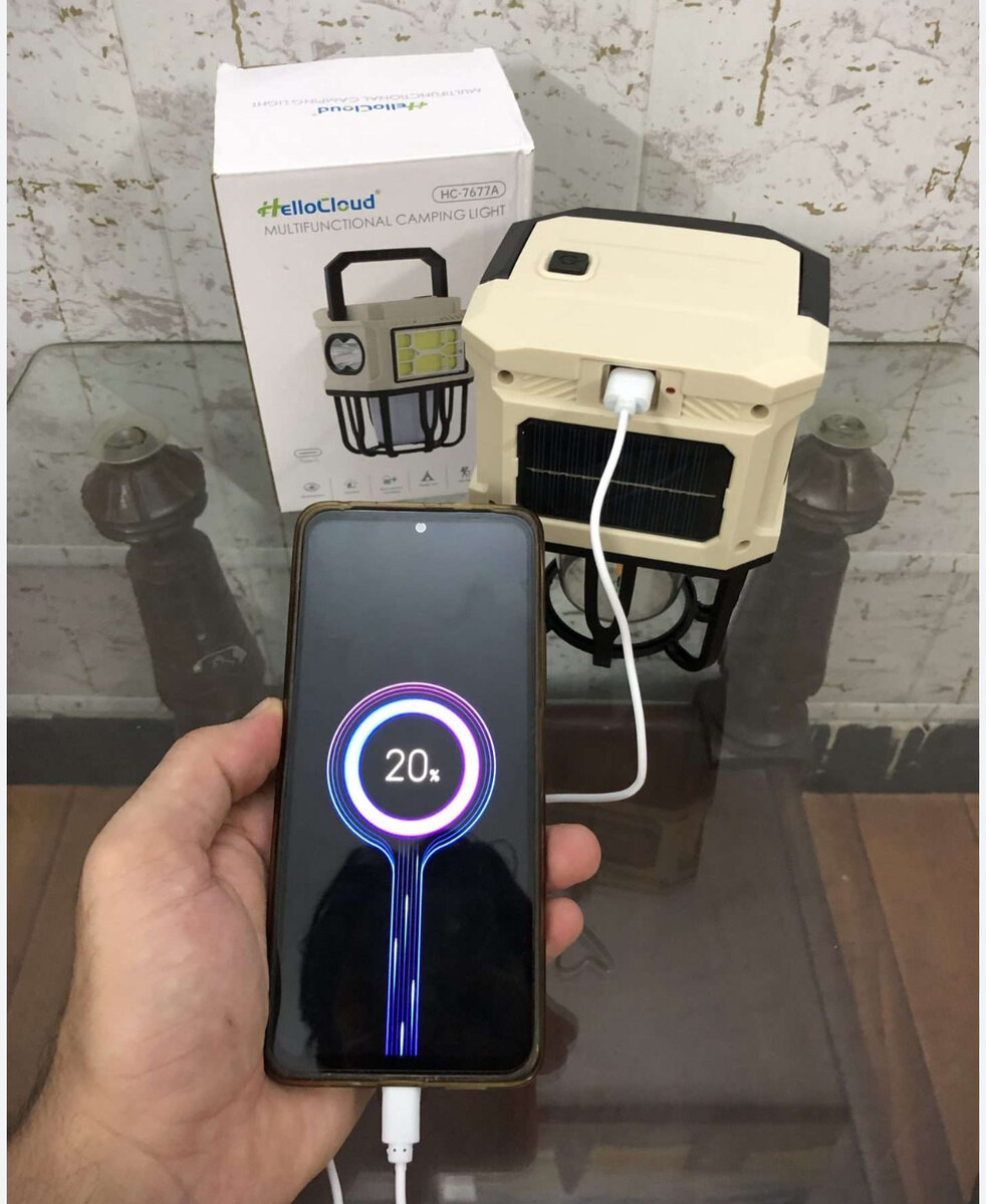 Lampe Solaire Multifonction HelloCloud