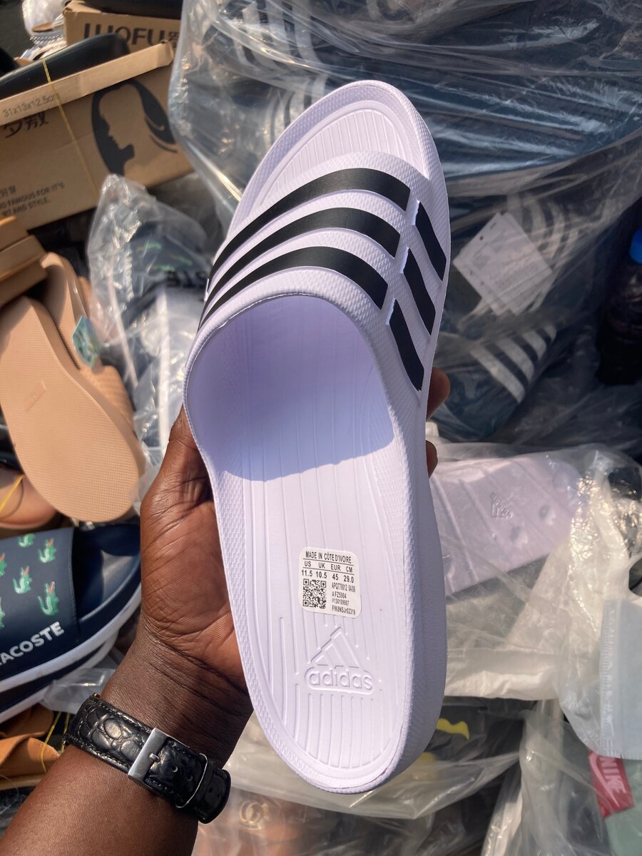 Adidas Slide Blanche pour Homme