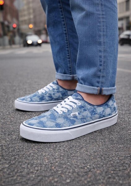 Baskets denim tendance